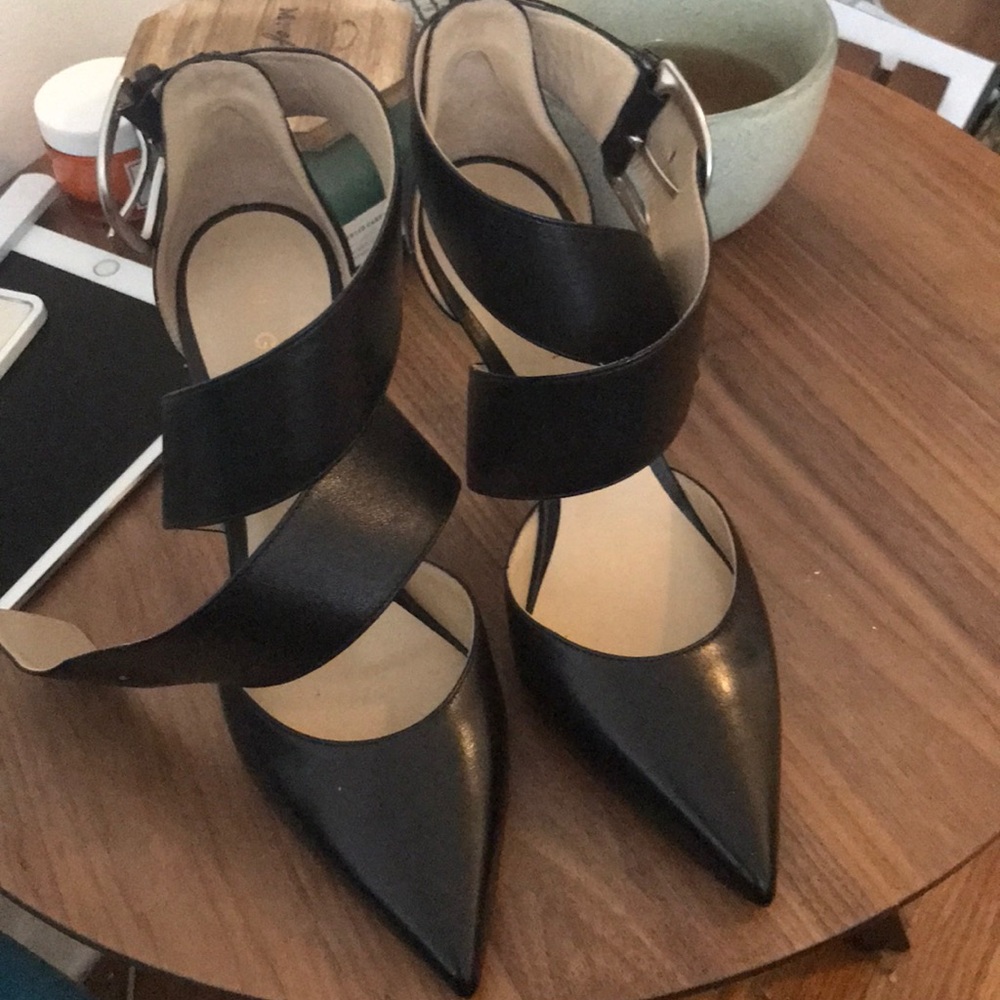 Never worn Mgemi black high heel 90mm